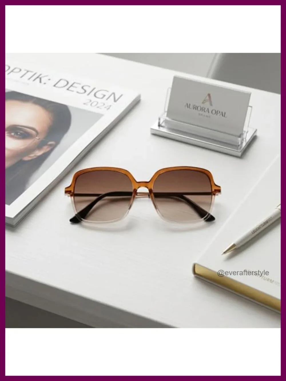 Oversized Square Reading Sunglasses UV400 Anti UV Tinted Readers for Women